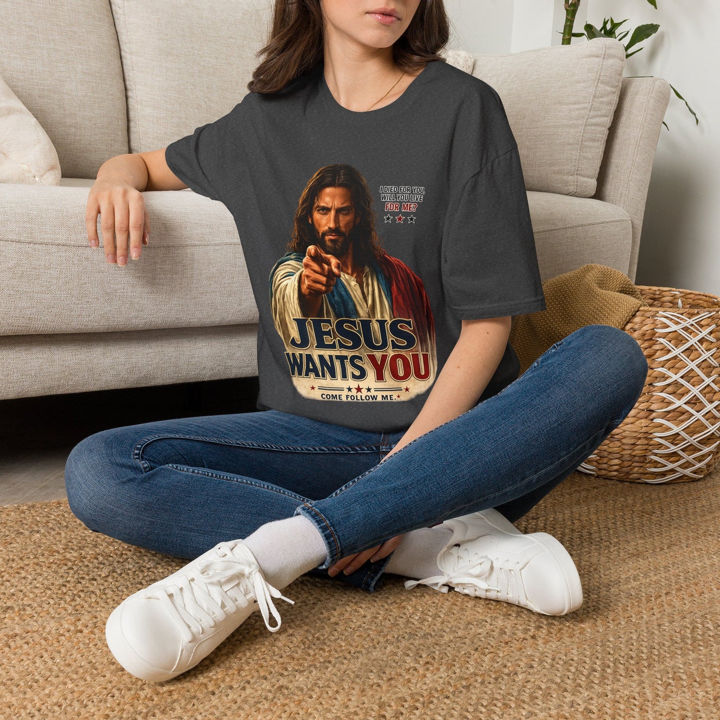 Jesus Wants You Unisex Softstyle T-Shirt