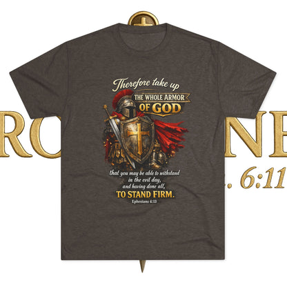 Armor of God Unisex Tri-Blend Crew Tee