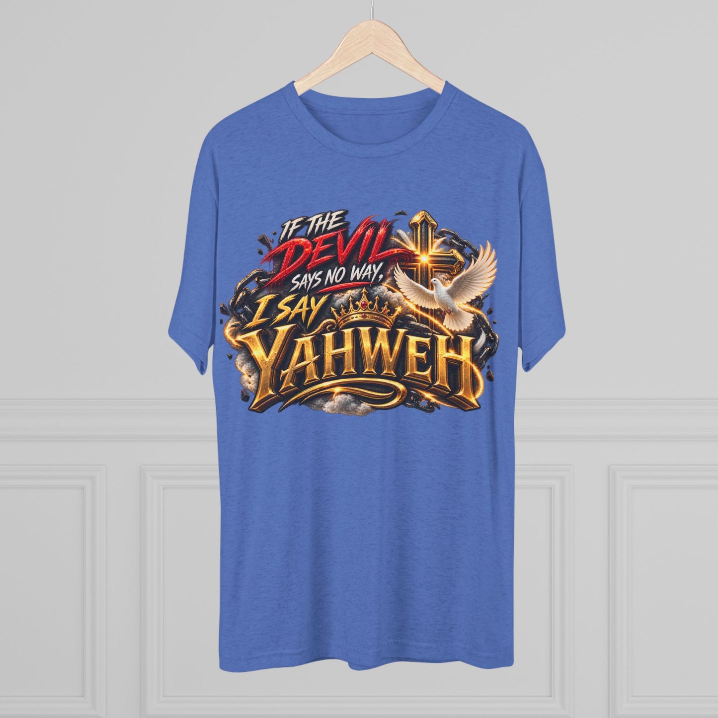 Vintage Yahweh Unisex Tri-Blend Crew Tee