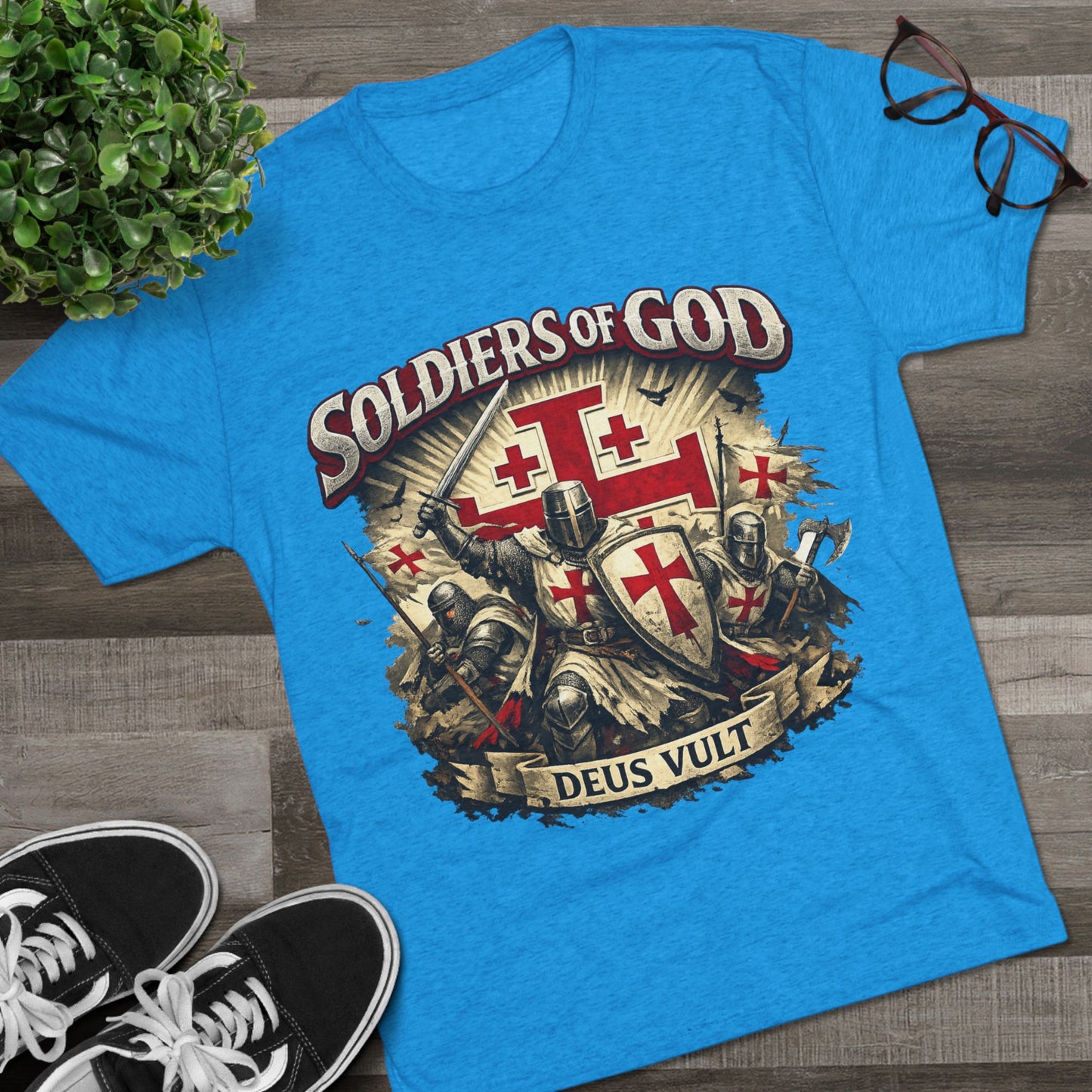 Templar Unisex Tri-Blend Crew Tee