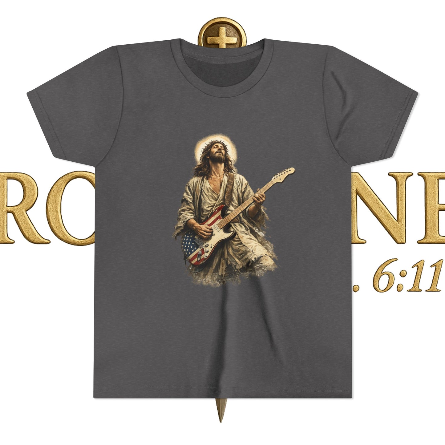 Youth Jesus Rocks Short Sleeve Tee