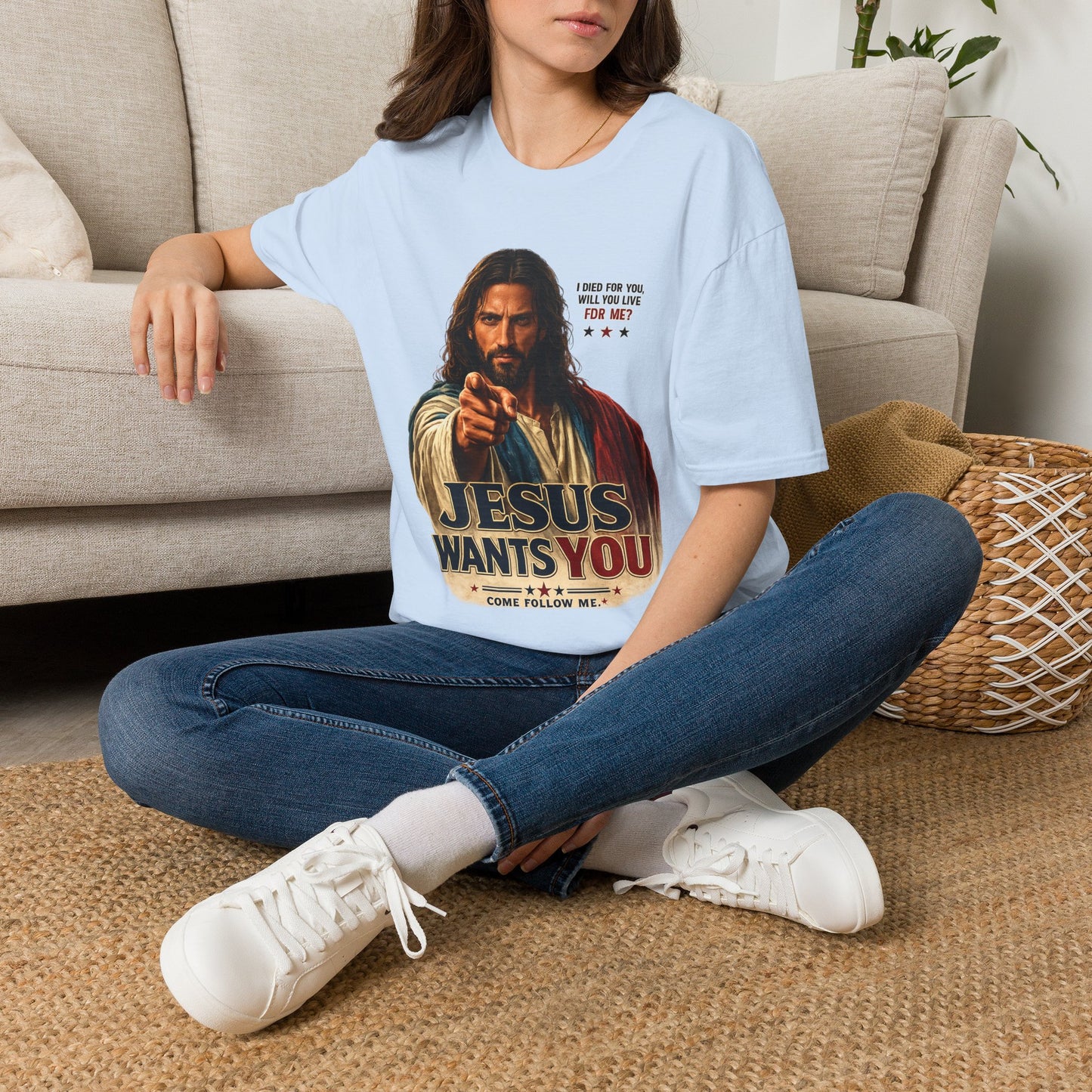 Jesus Wants You Unisex Softstyle T-Shirt