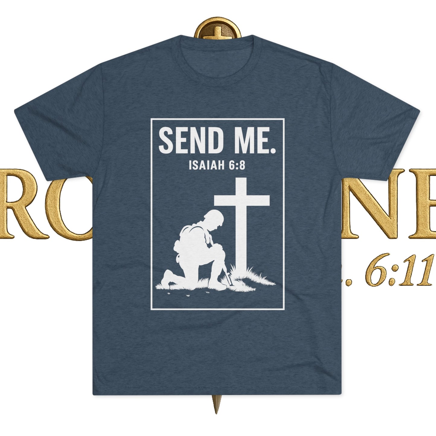 Send Me Unisex Tri-Blend Crew Tee