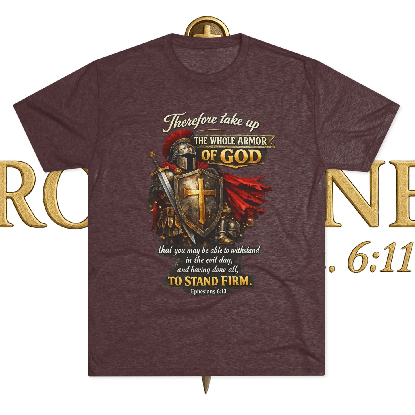 Armor of God Unisex Tri-Blend Crew Tee