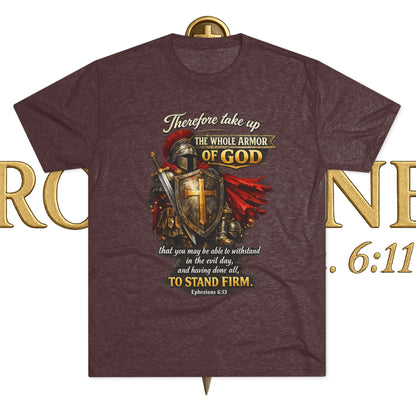 Armor of God Unisex Tri-Blend Crew Tee