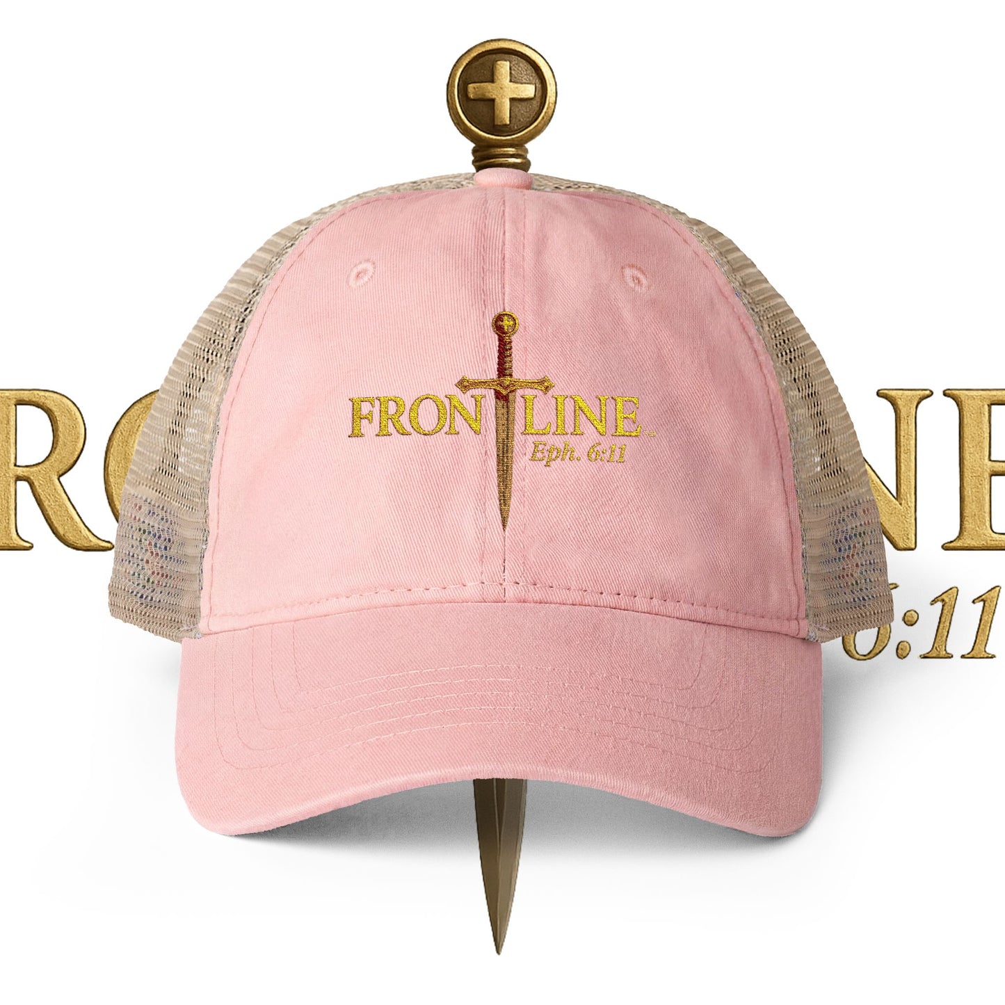 Frontline Women's Washed Mesh-Back Cap