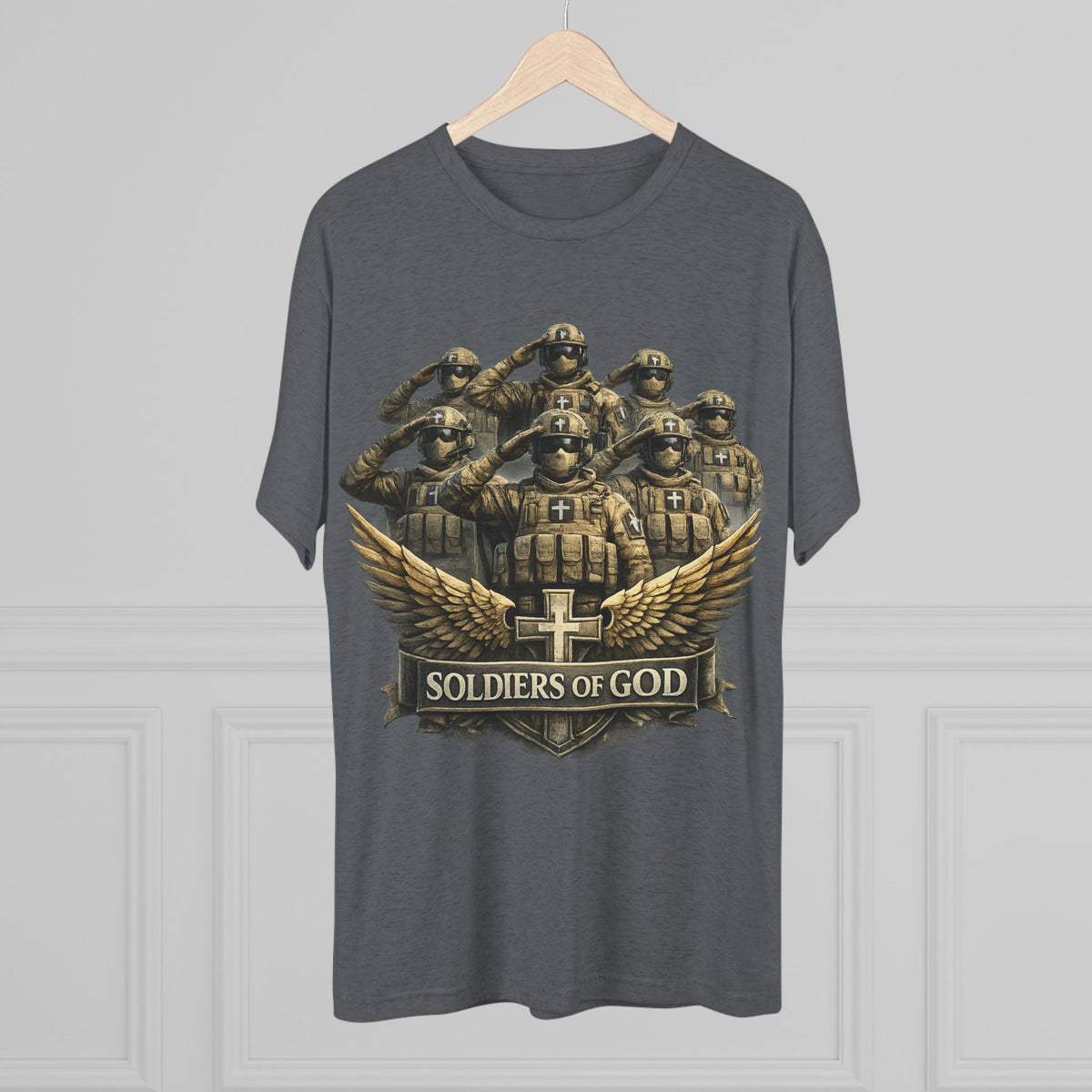 Salute Unisex Tri-Blend Crew Tee