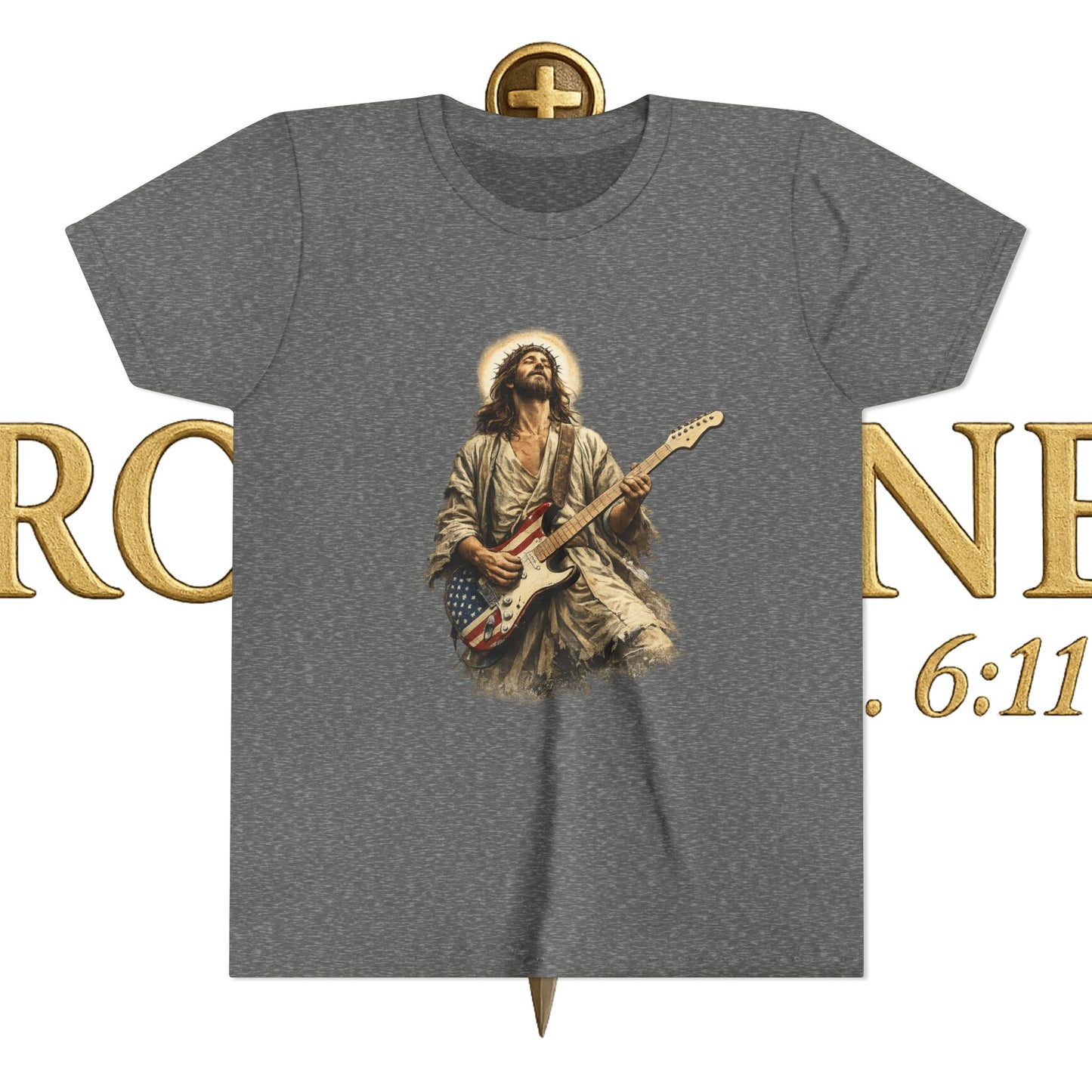 Youth Jesus Rocks Short Sleeve Tee