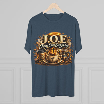 Jesus Over Everything Unisex Tri-Blend Crew Tee