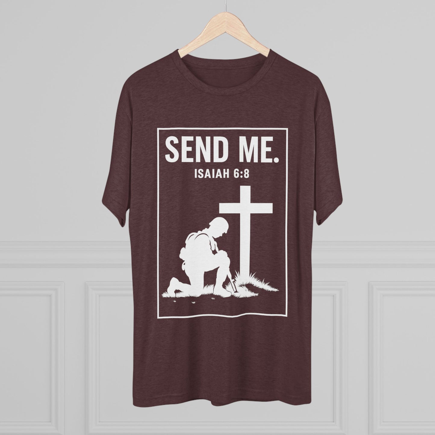 Send Me Unisex Tri-Blend Crew Tee