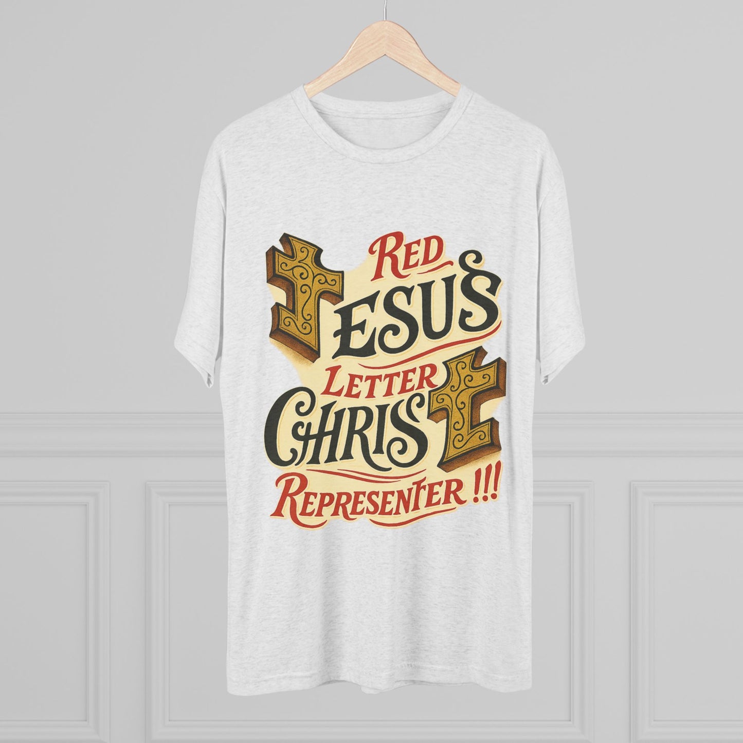 Red Letter Unisex Tri-Blend Crew Tee