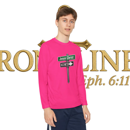 Youth Jesus is The Way Long Sleeve Competitor Tee