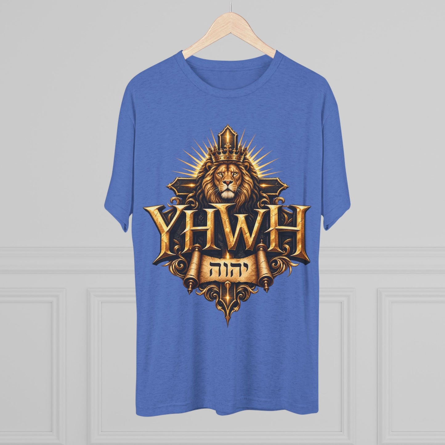 YHWH Unisex Tri-Blend Crew Tee