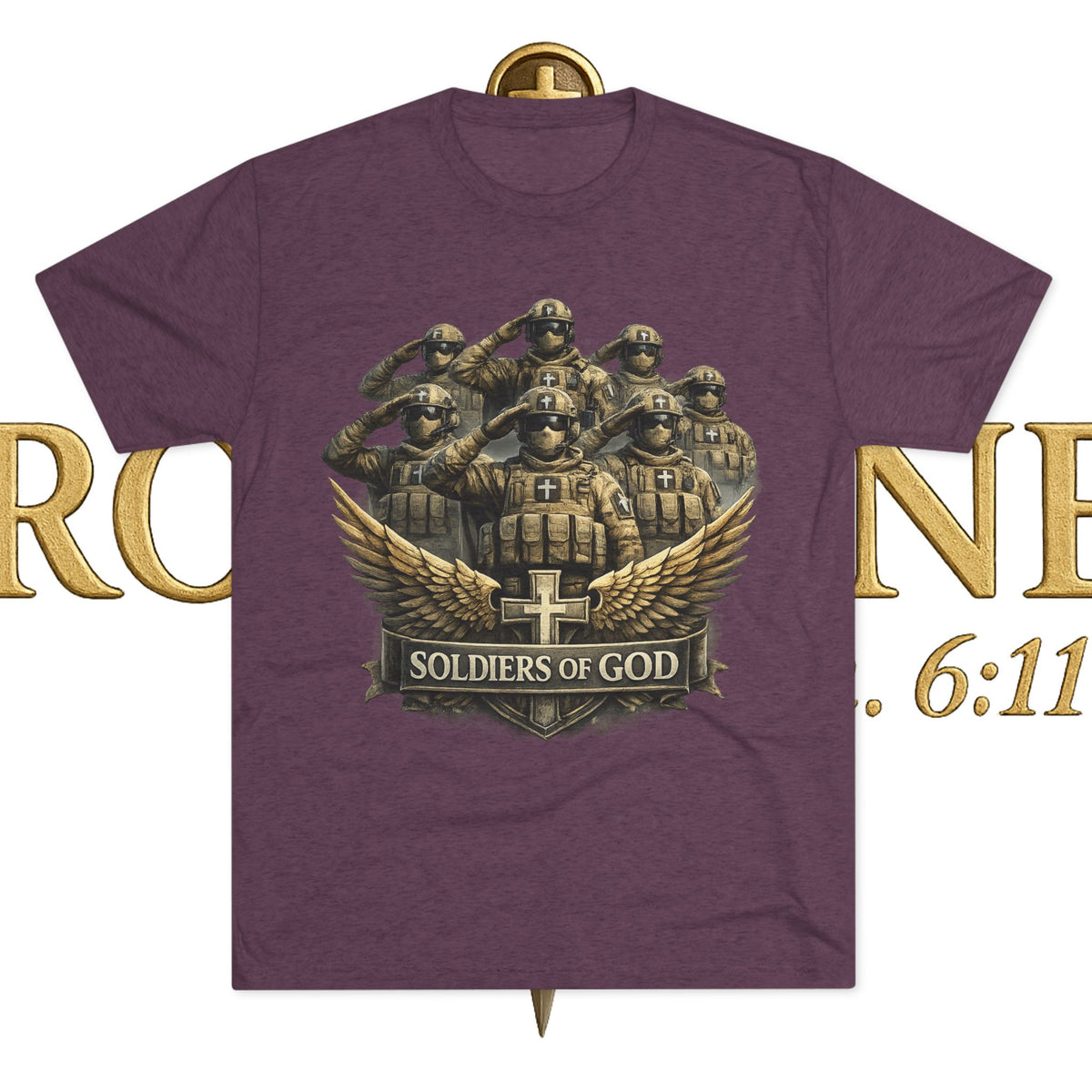 Salute Unisex Tri-Blend Crew Tee