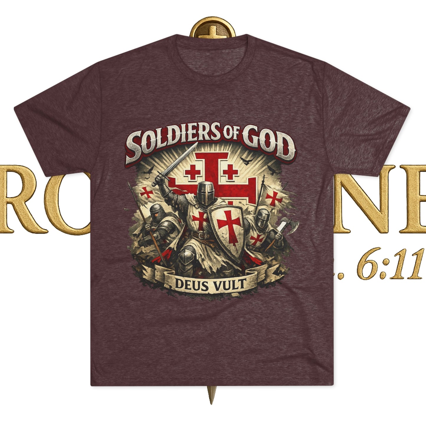 Templar Unisex Tri-Blend Crew Tee