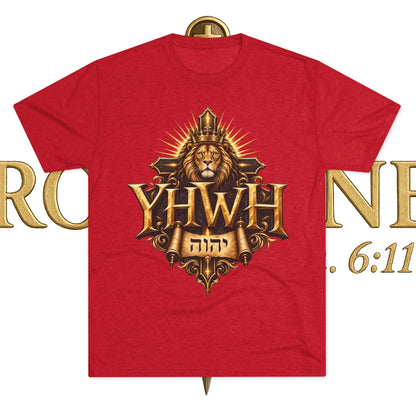 YHWH Unisex Tri-Blend Crew Tee