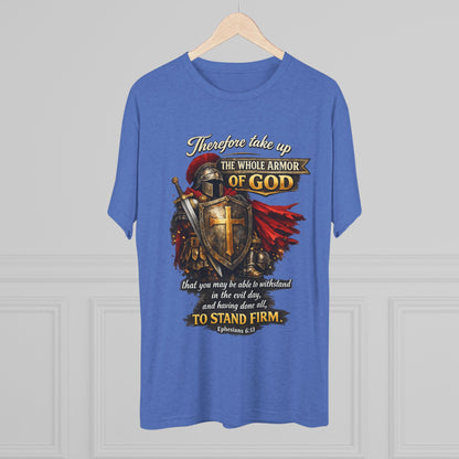 Armor of God Unisex Tri-Blend Crew Tee