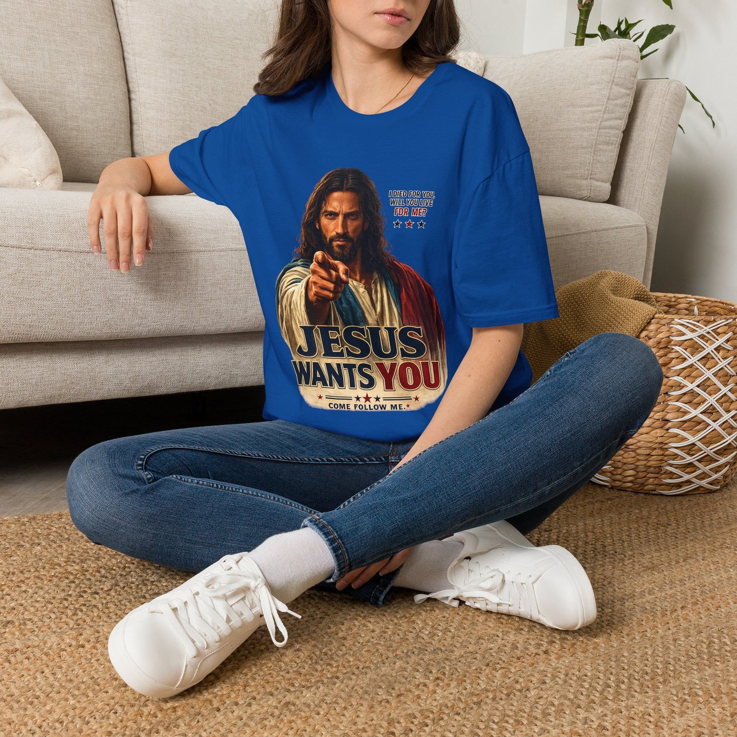 Jesus Wants You Unisex Softstyle T-Shirt