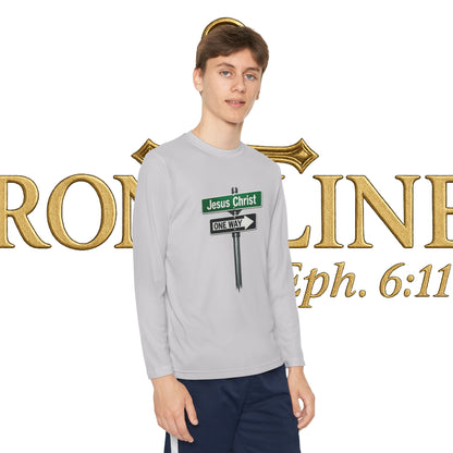Youth Jesus is The Way Long Sleeve Competitor Tee
