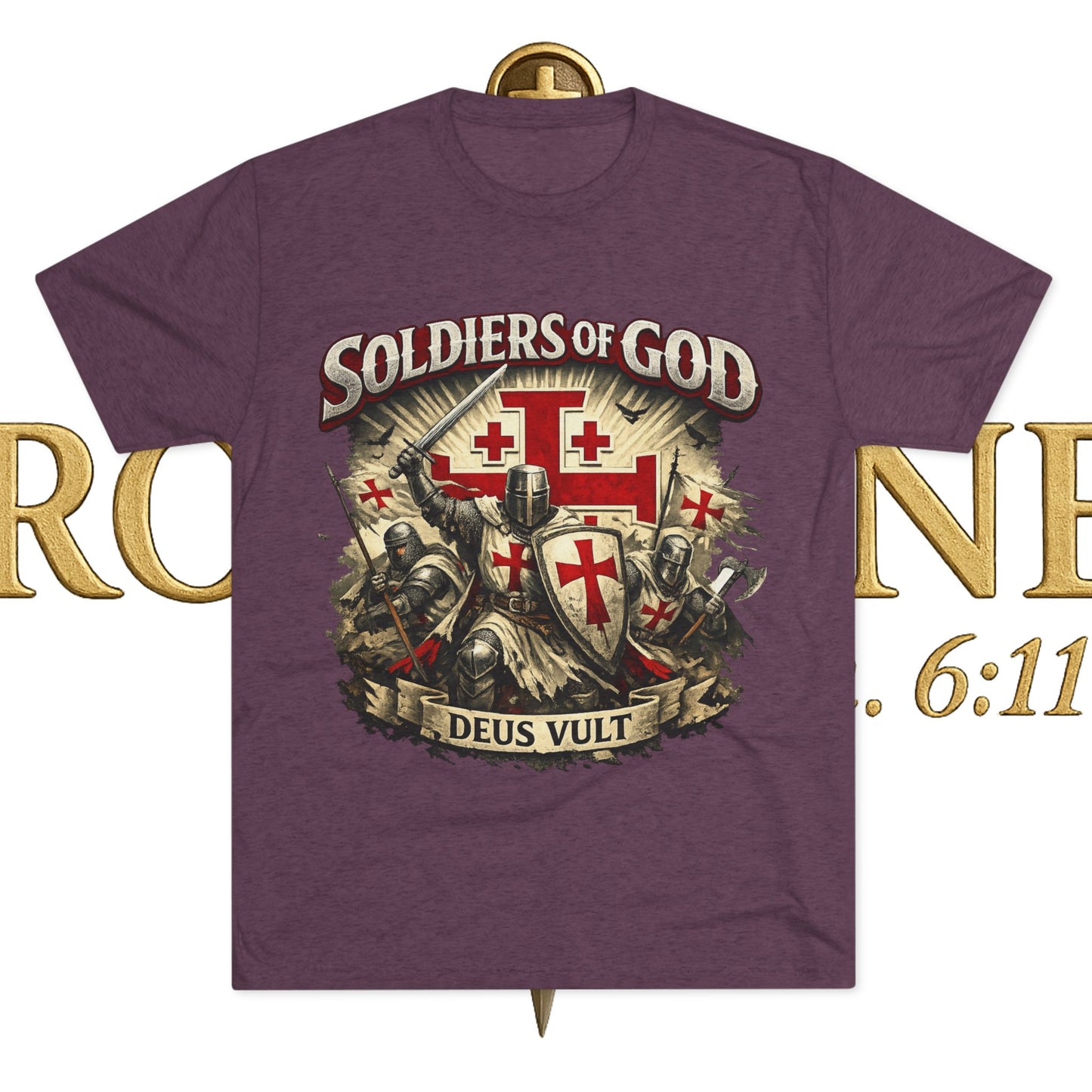 Templar Unisex Tri-Blend Crew Tee