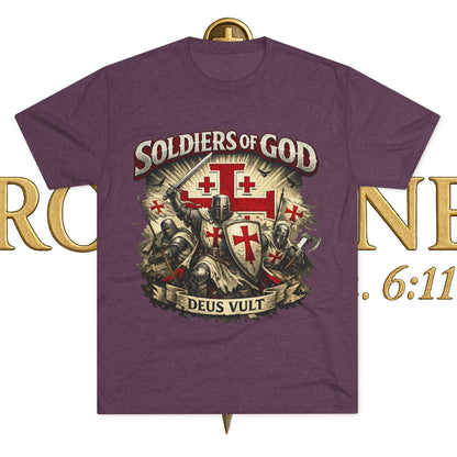 Templar Unisex Tri-Blend Crew Tee