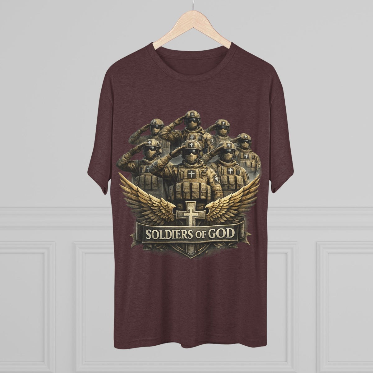 Salute Unisex Tri-Blend Crew Tee