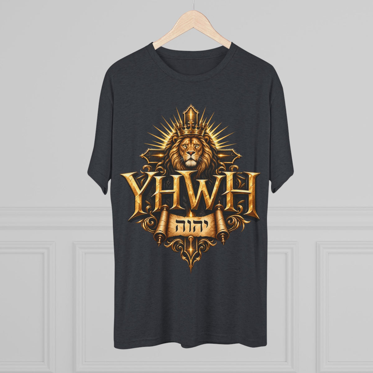 YHWH Unisex Tri-Blend Crew Tee