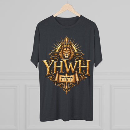 YHWH Unisex Tri-Blend Crew Tee