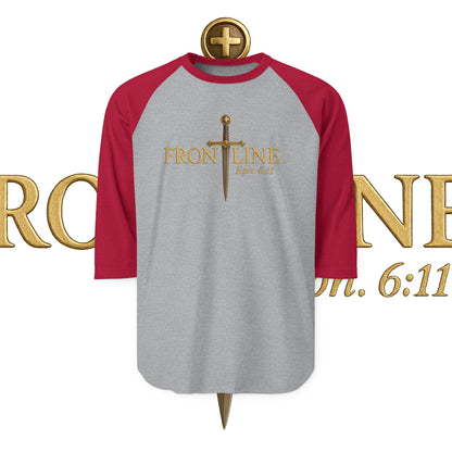 Unisex Frontline Three-Quarter Sleeve Raglan Shirt