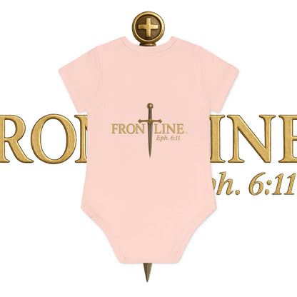 Baby Jesus Saves Organic Short Sleeve Bodysuit