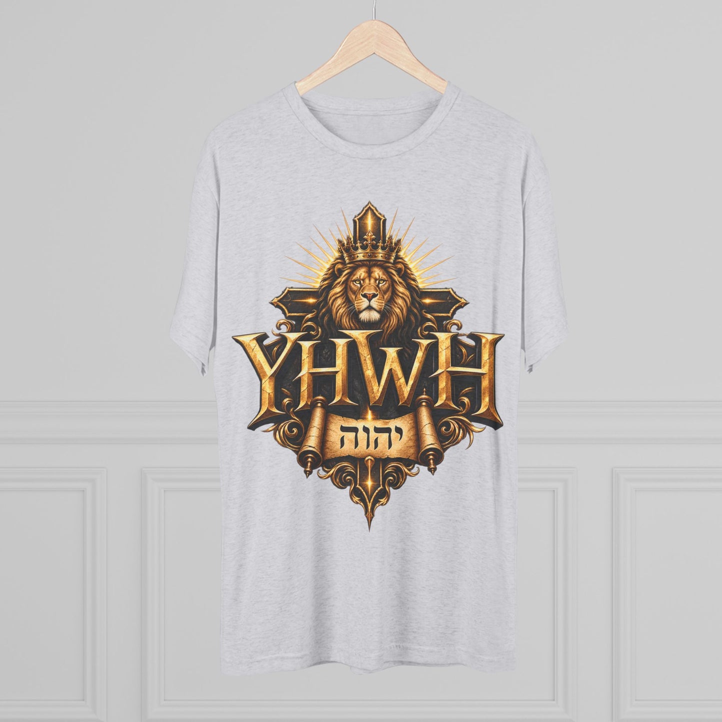 YHWH Unisex Tri-Blend Crew Tee