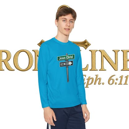 Youth Jesus is The Way Long Sleeve Competitor Tee