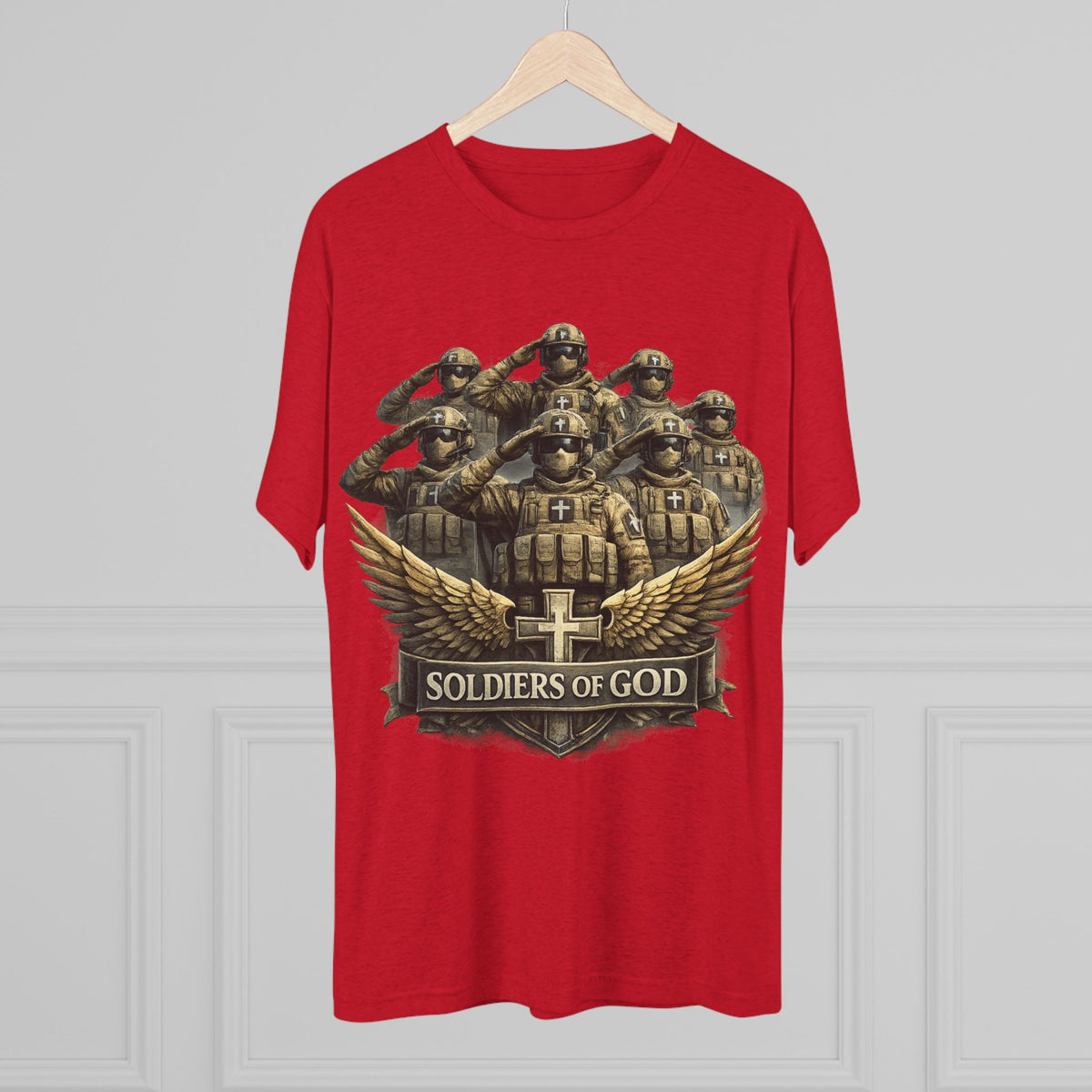 Salute Unisex Tri-Blend Crew Tee