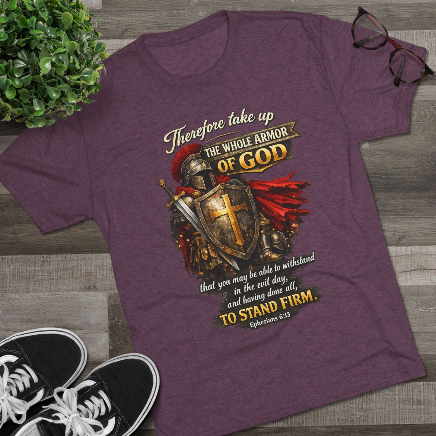 Armor of God Unisex Tri-Blend Crew Tee