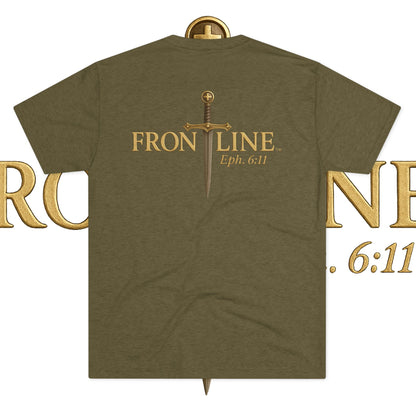Saved but Not Soft Unisex Tri-Blend Crew Tee