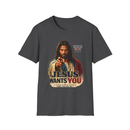 Jesus Wants You Unisex Softstyle T-Shirt