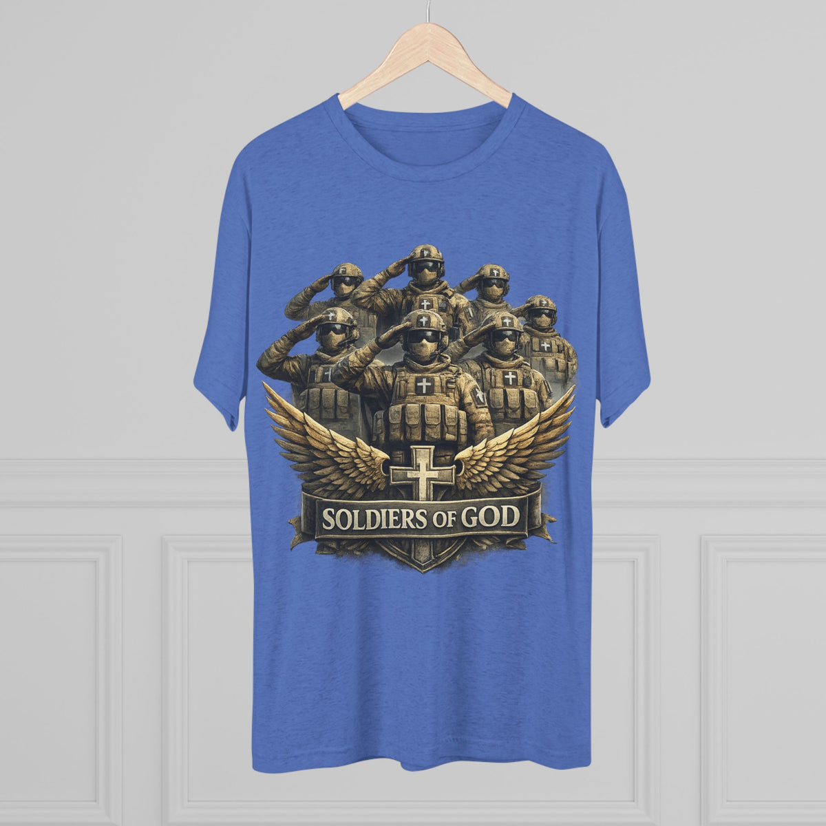 Salute Unisex Tri-Blend Crew Tee