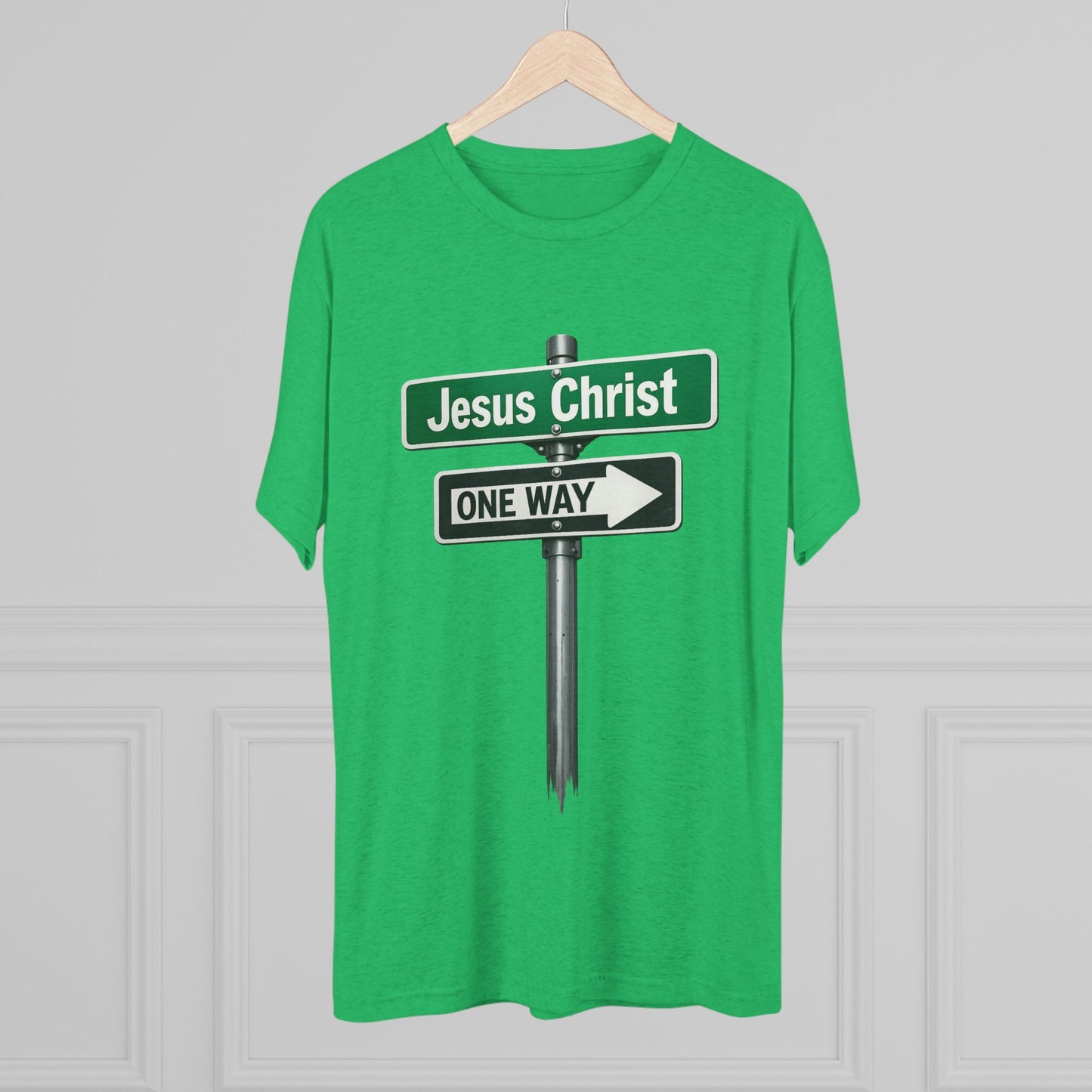 Jesus is The Way Unisex Tri-Blend Crew Tee