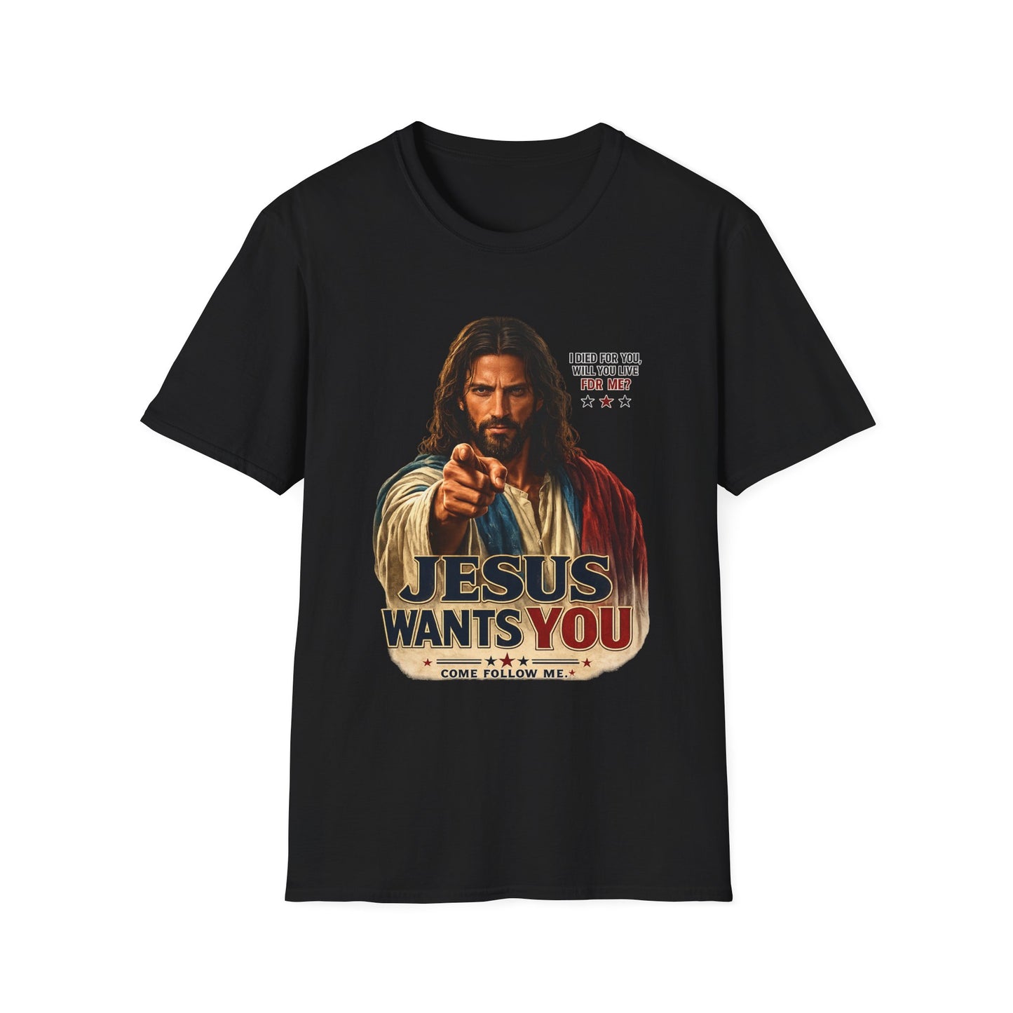 Jesus Wants You Unisex Softstyle T-Shirt