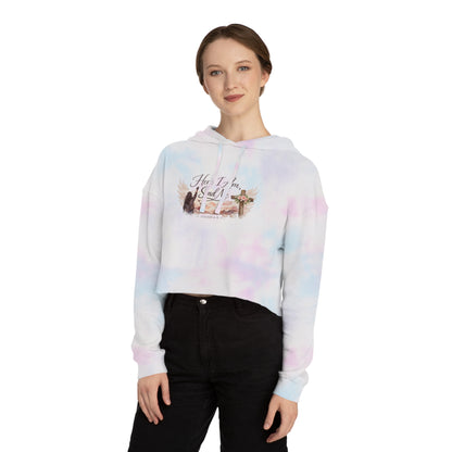 Send Me Women’s Cropped Hooded Sweatshirt