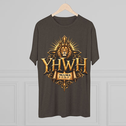 YHWH Unisex Tri-Blend Crew Tee
