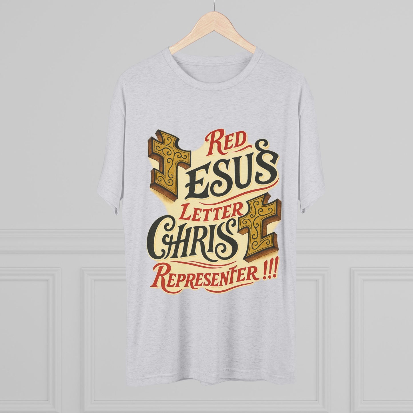 Red Letter Unisex Tri-Blend Crew Tee