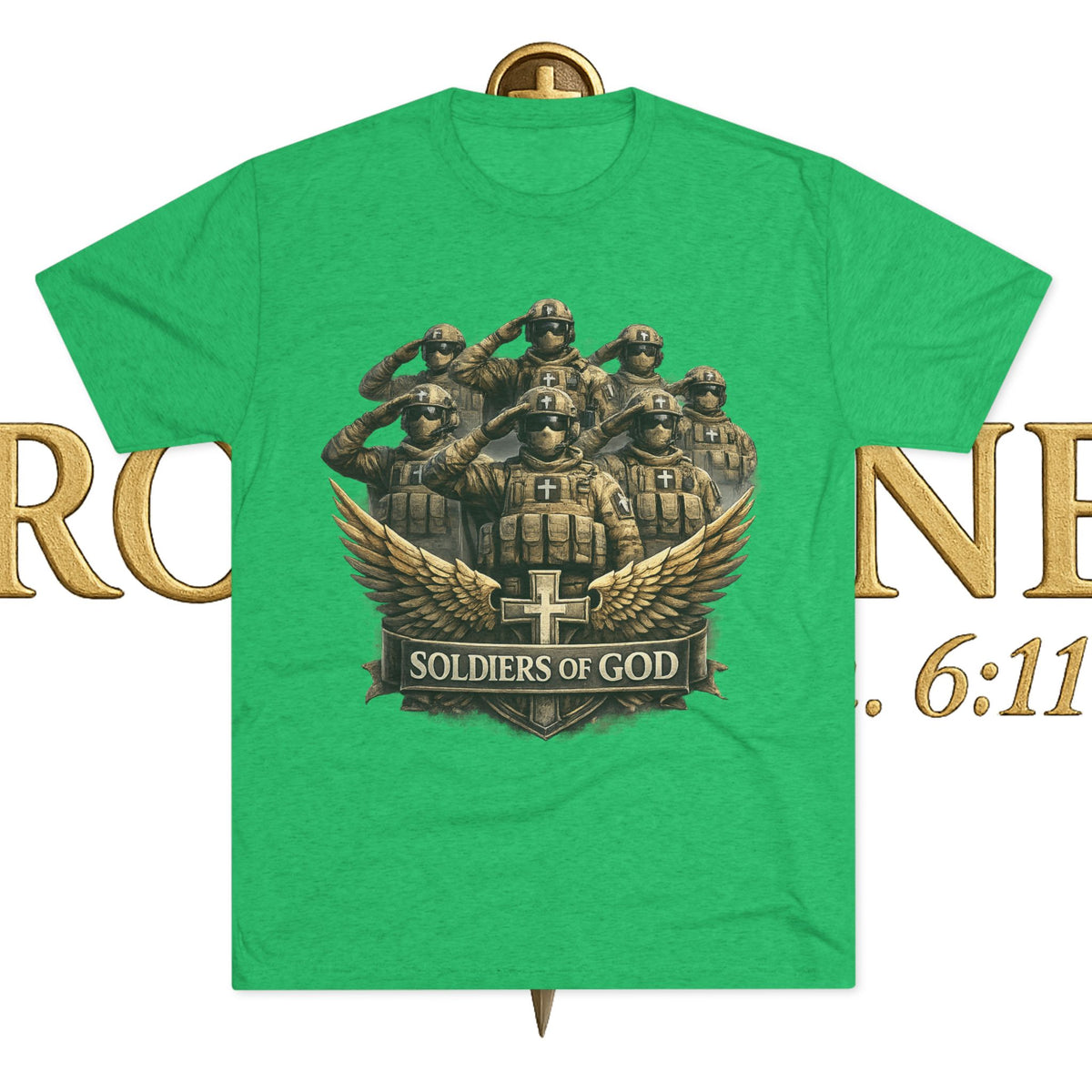 Salute Unisex Tri-Blend Crew Tee