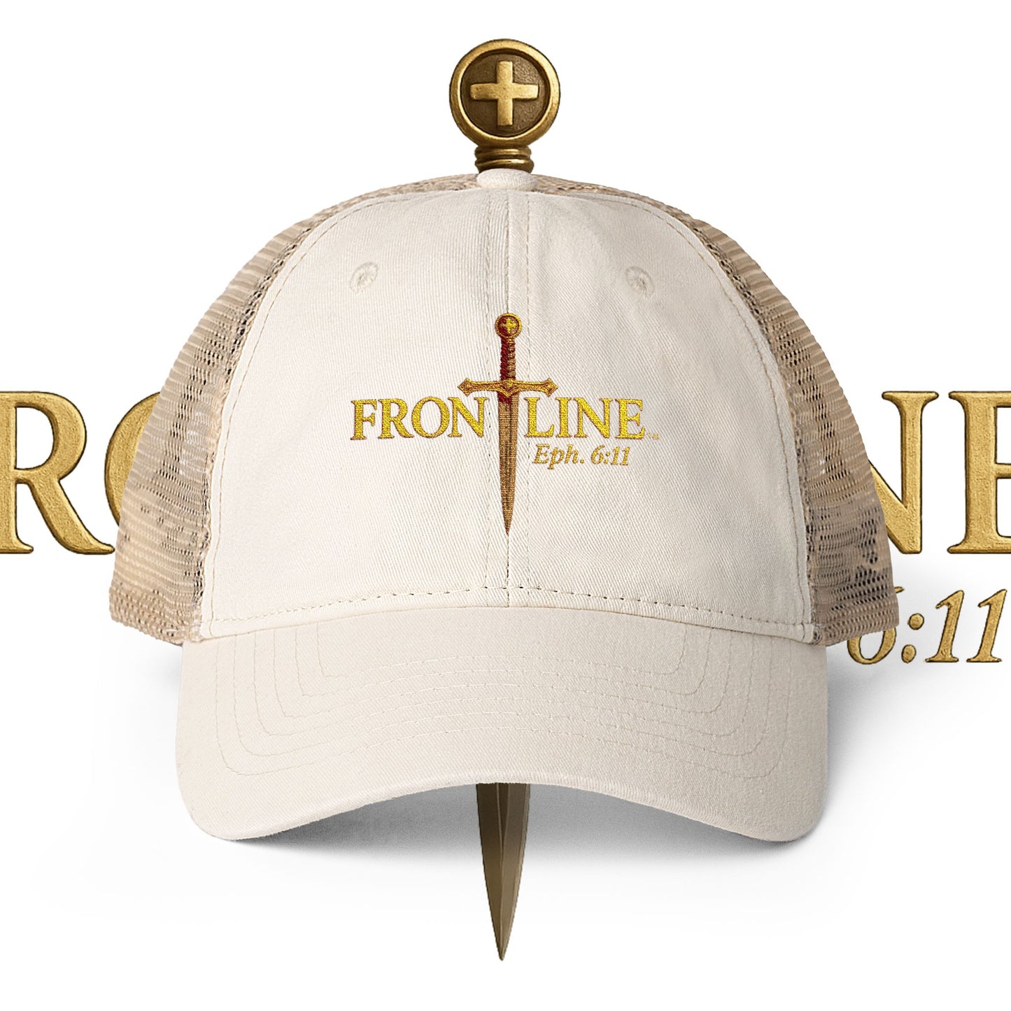 Frontline Women's Washed Mesh-Back Cap