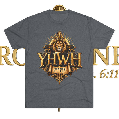 YHWH Unisex Tri-Blend Crew Tee