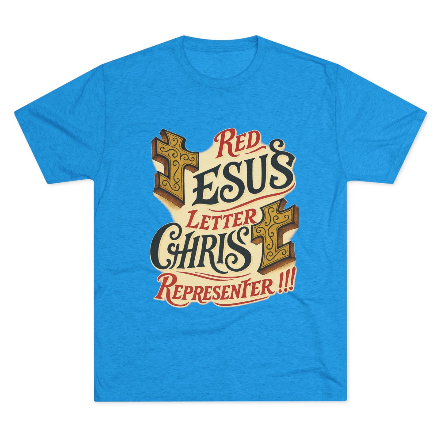 Red Letter Unisex Tri-Blend Crew Tee