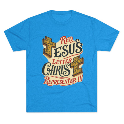 Red Letter Unisex Tri-Blend Crew Tee