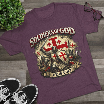 Templar Unisex Tri-Blend Crew Tee