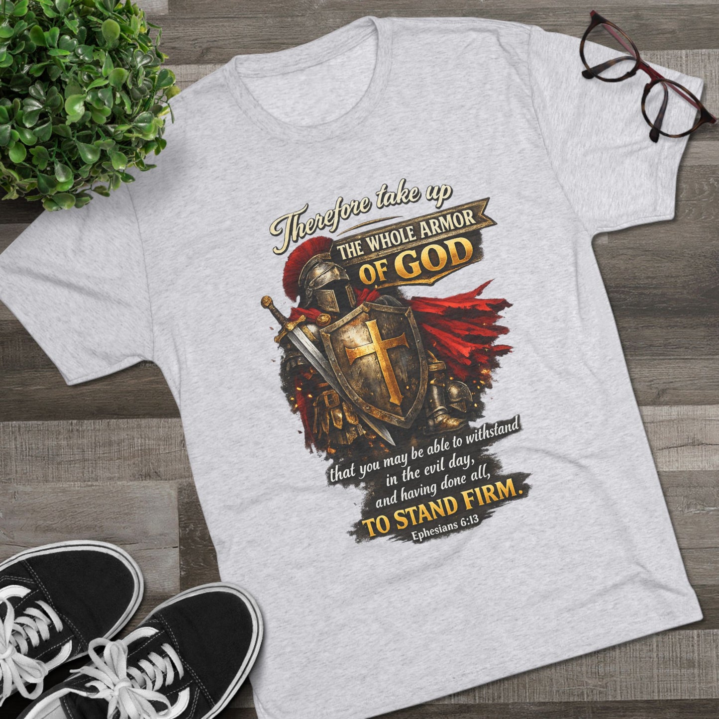 Armor of God Unisex Tri-Blend Crew Tee