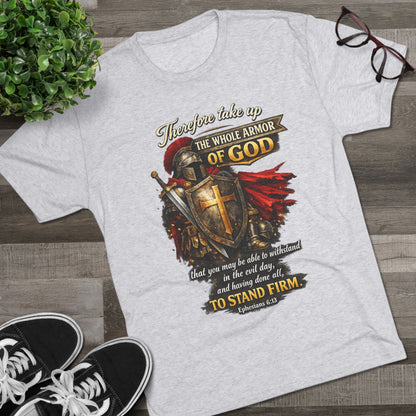 Armor of God Unisex Tri-Blend Crew Tee